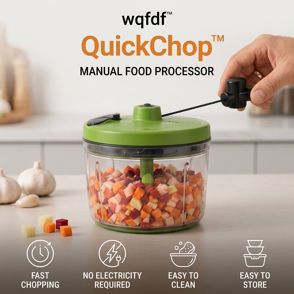 𝑤𝑞𝑓𝑑𝑓™ QuickChop™ Manual Food Processor