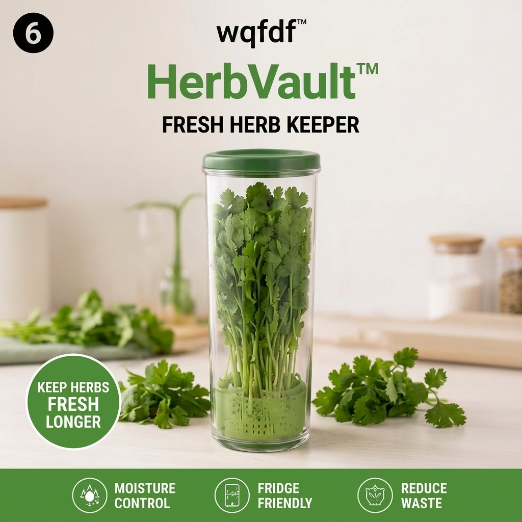 𝑤𝑞𝑓𝑑𝑓™ HerbVault™ Fresh Herb Keeper