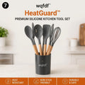 𝑤𝑞𝑓𝑑𝑓™ HeatGuard™ Premium Silicone Kitchen Tool Set